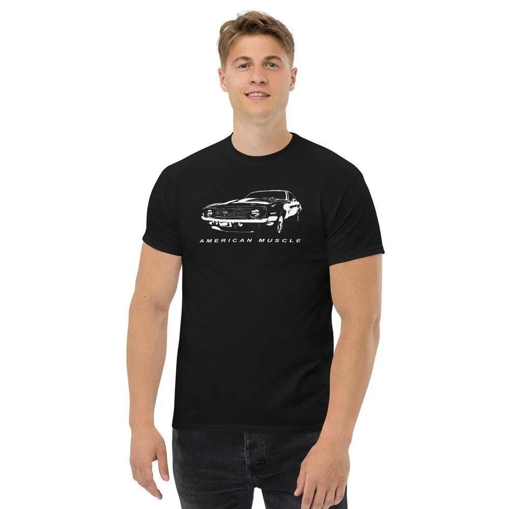 1969 Camaro American Muscle Car T-Shirt