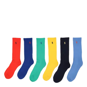 6-Pack Crew Sock