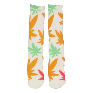 Abstract Plantlife Sock Natural