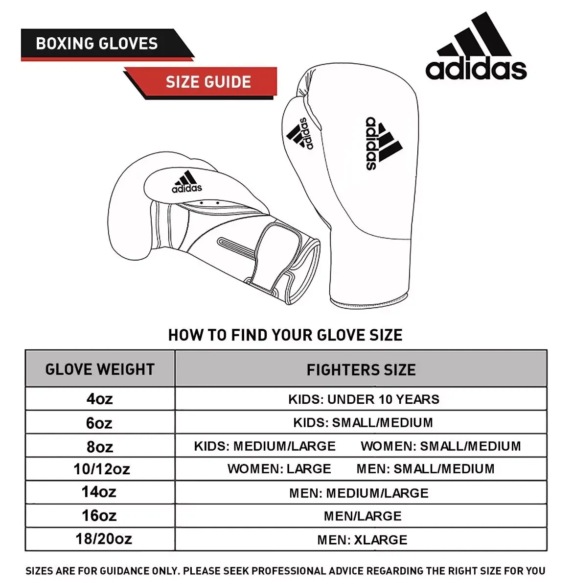 adidas Adispeed Pro Leather Boxing Gloves