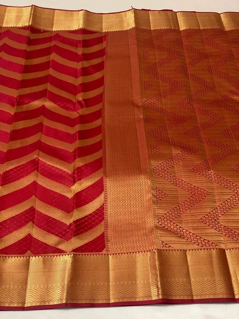 Amrapali , elegant Bridal Kanjeevaram Silk Saree for Women -PRIYA001KSR