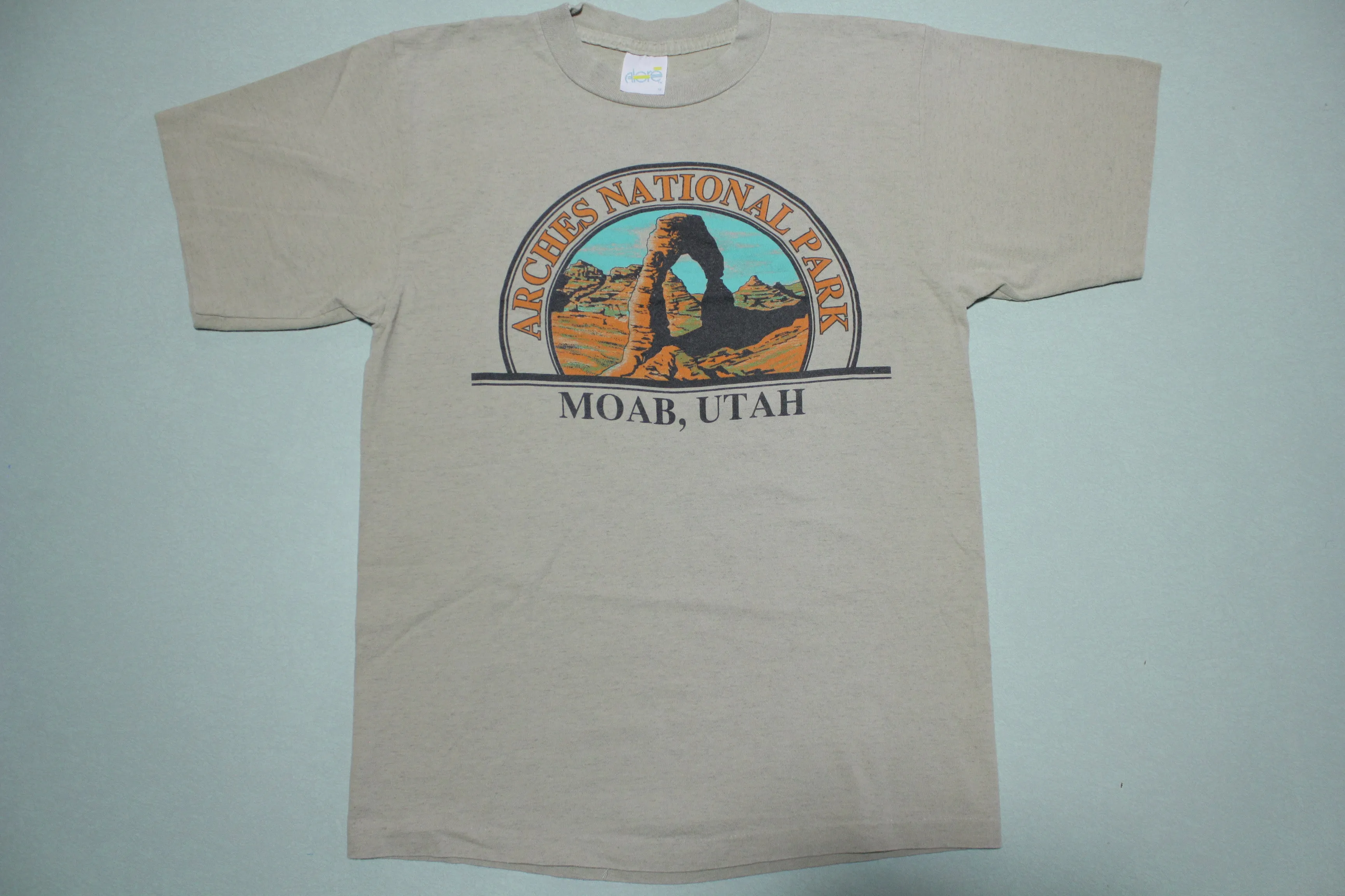 Arches National Park Vintage Moab Utah Single Stitch Tourist Location T-Shirt