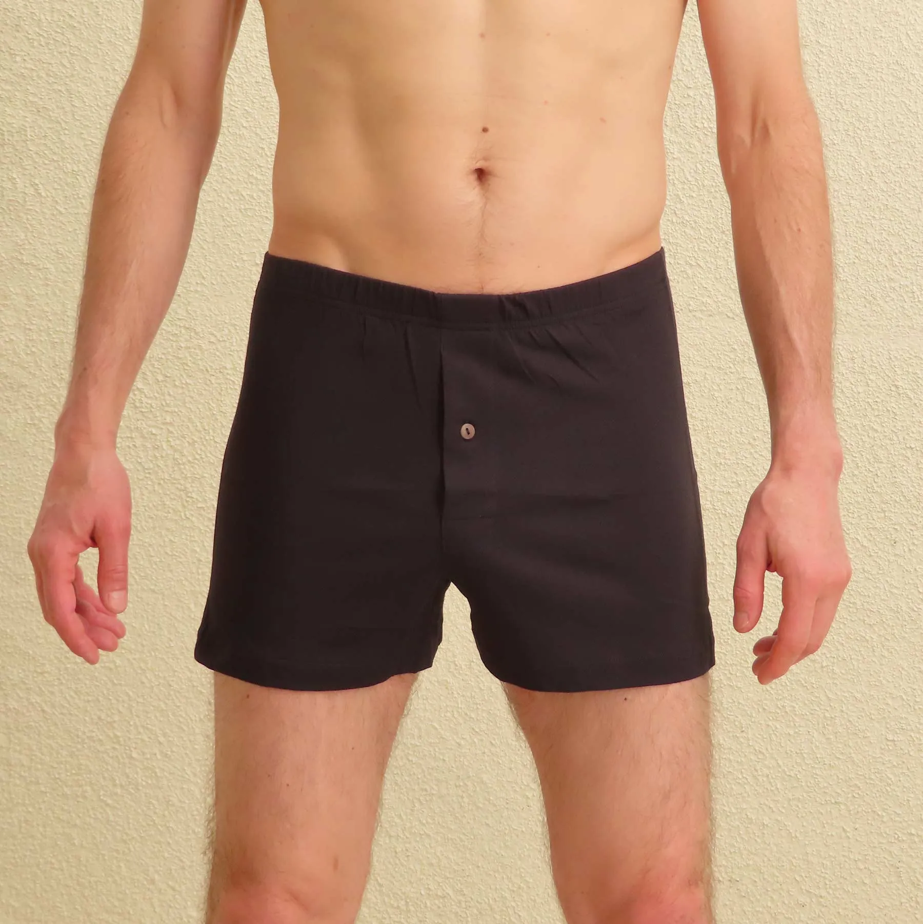 ASHTON 100% Organic Prima Cotton Boxers (Plastic-Free Nut Button)