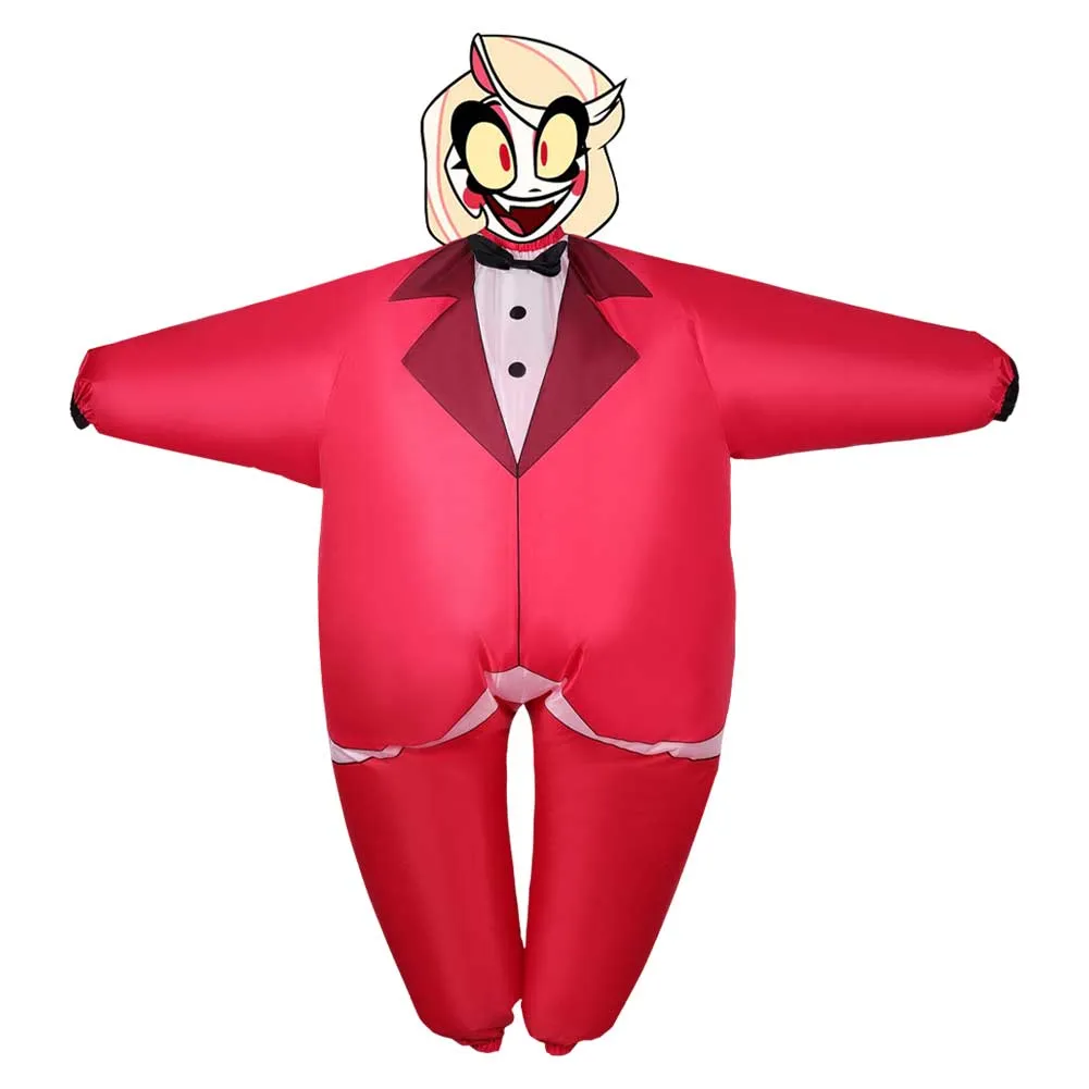 Inflatable suits Hazbin Hotel Charlie Morningstar Adult Men Women Blowup Fancy Party Dress Halloween Carnival Party Suit Inflatable