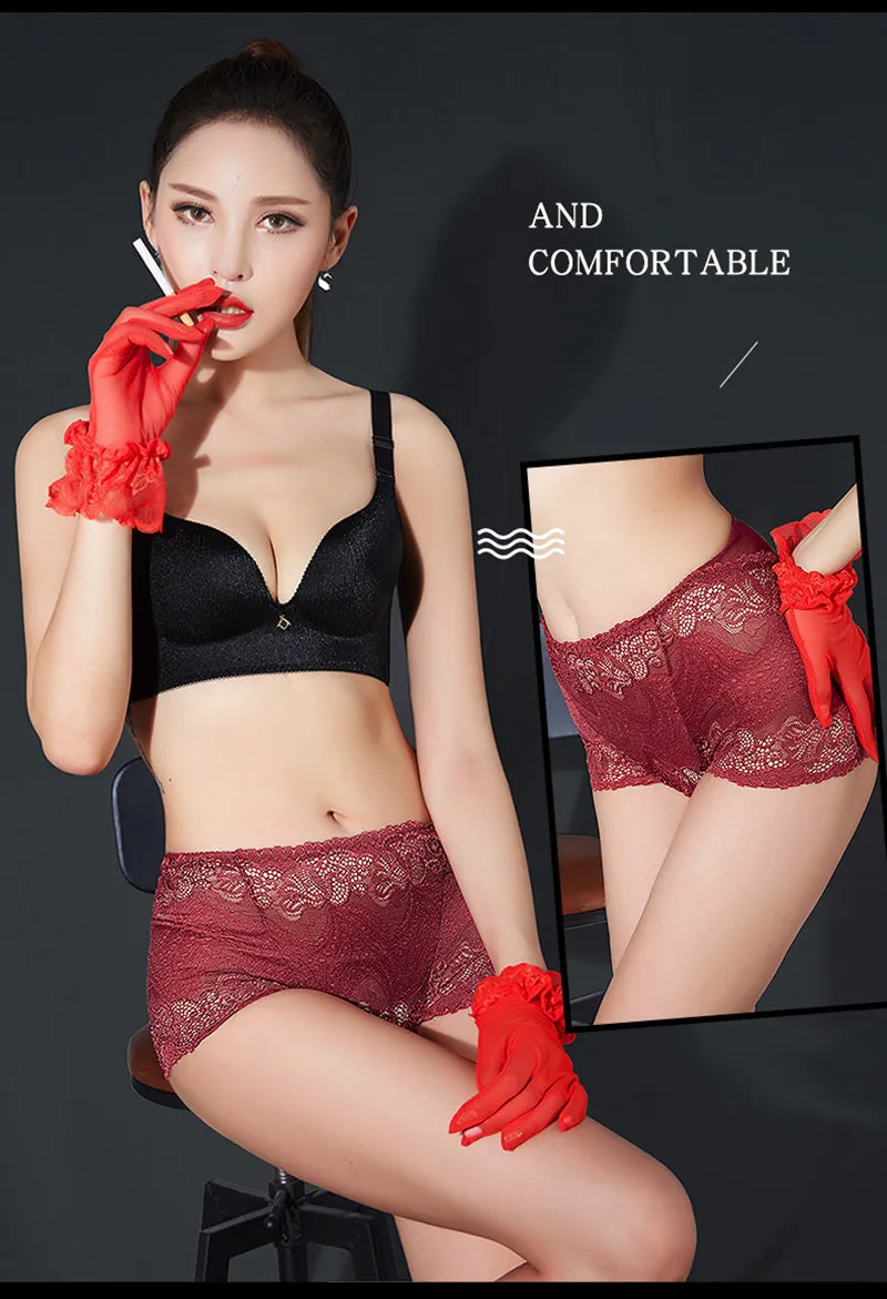 High Quality Lace Seamless Elegance Sexy Lingerie Women Underwear Panties