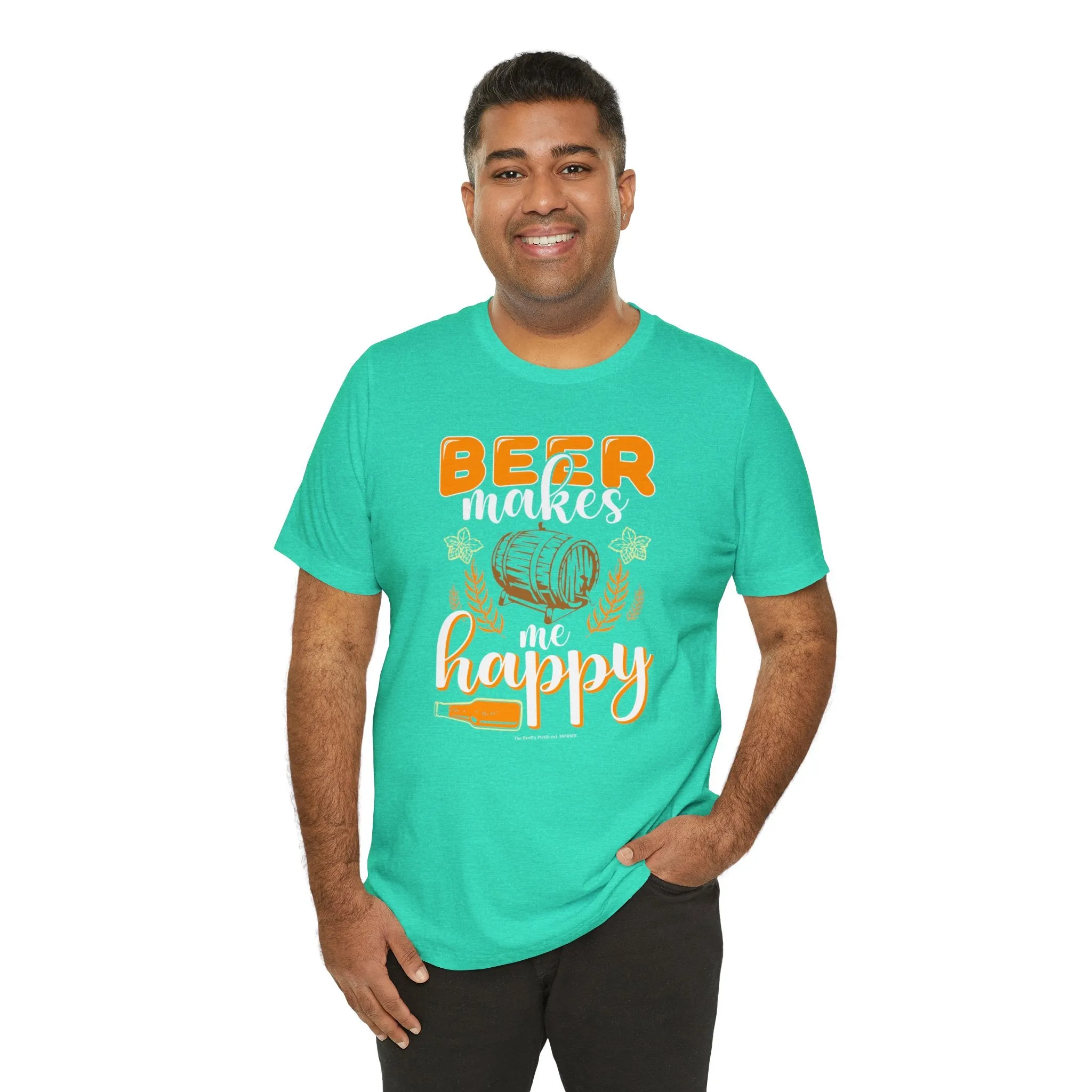 Beer Makes Me Happy T-Shirt