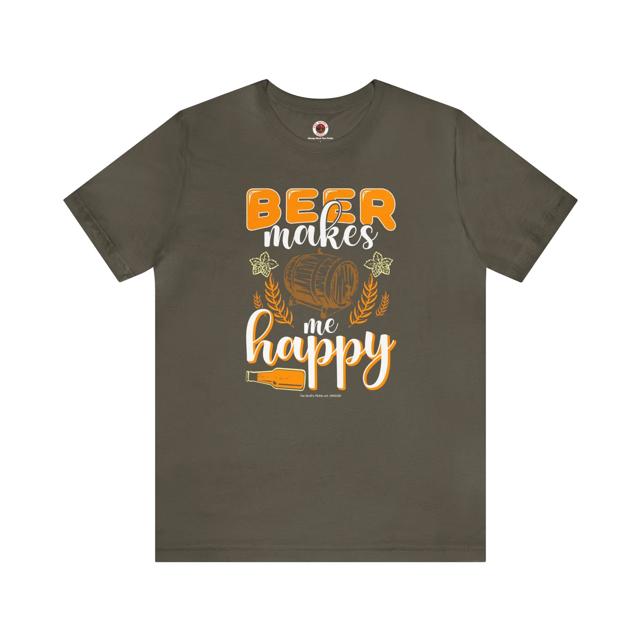 Beer Makes Me Happy T-Shirt