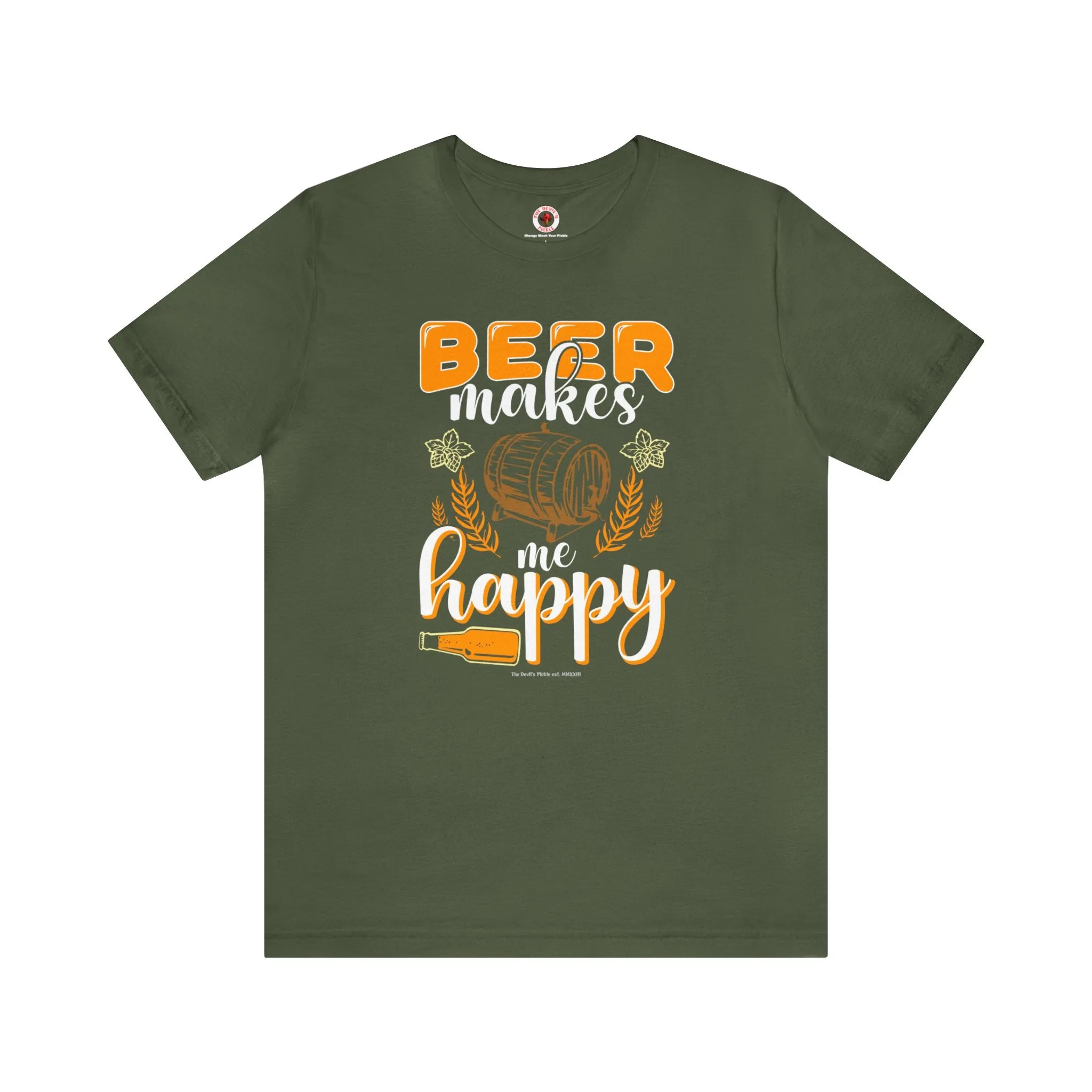 Beer Makes Me Happy T-Shirt