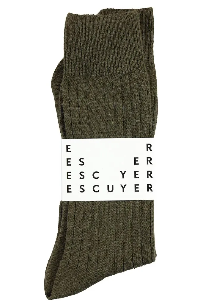 Cashmere Socks - Khaki (412)