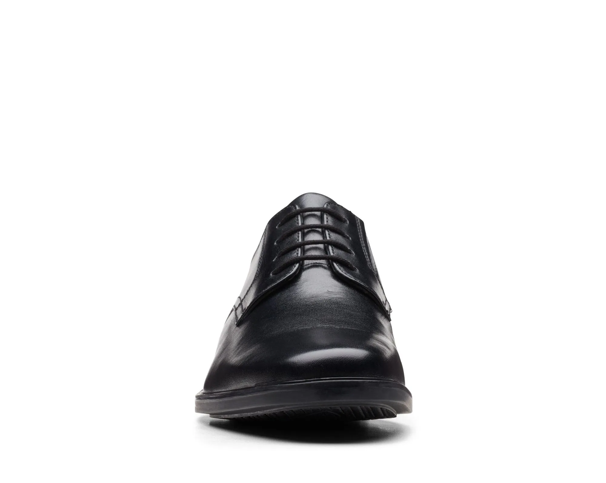 Clarks Howard Walk Black Leather - Standard Width