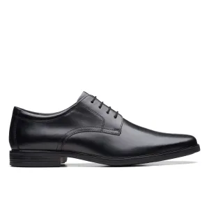 Clarks Howard Walk Black Leather - Standard Width