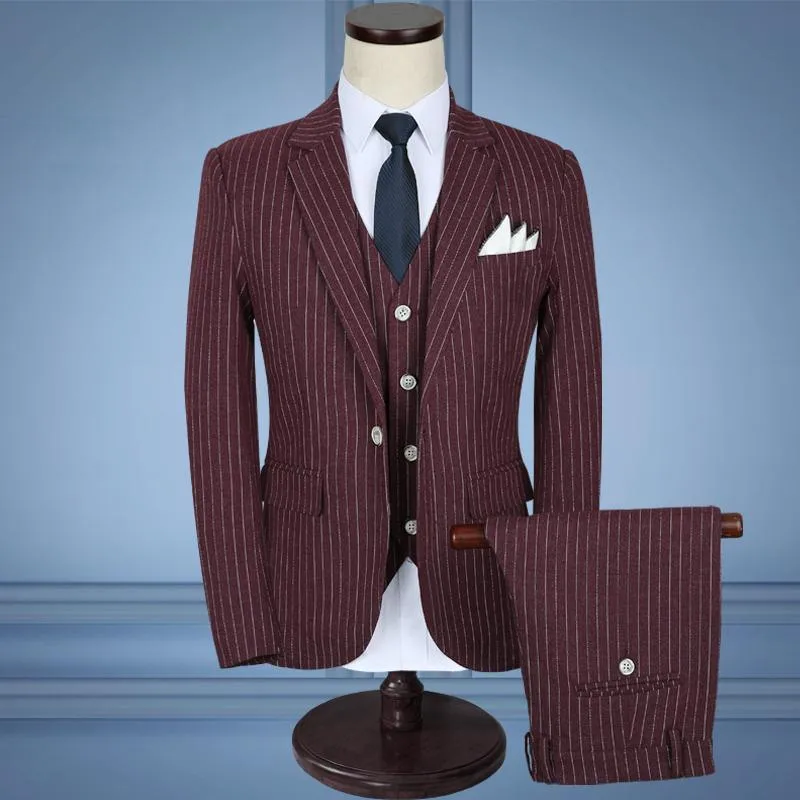 Bale Three Piece Striped Suit