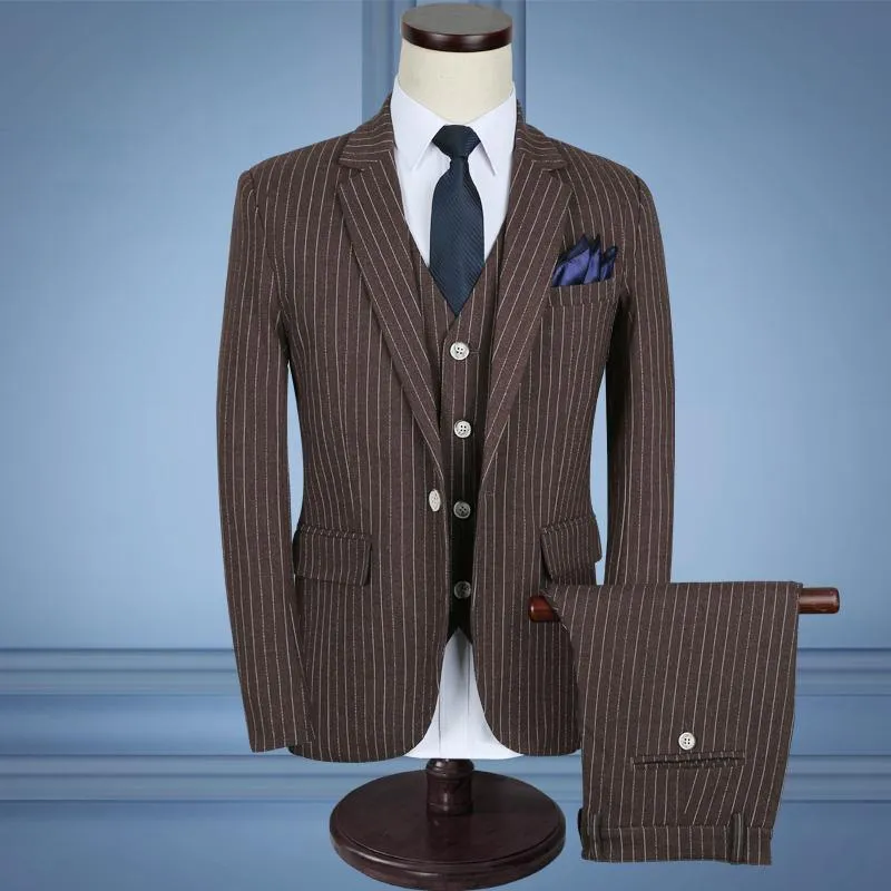 Bale Three Piece Striped Suit