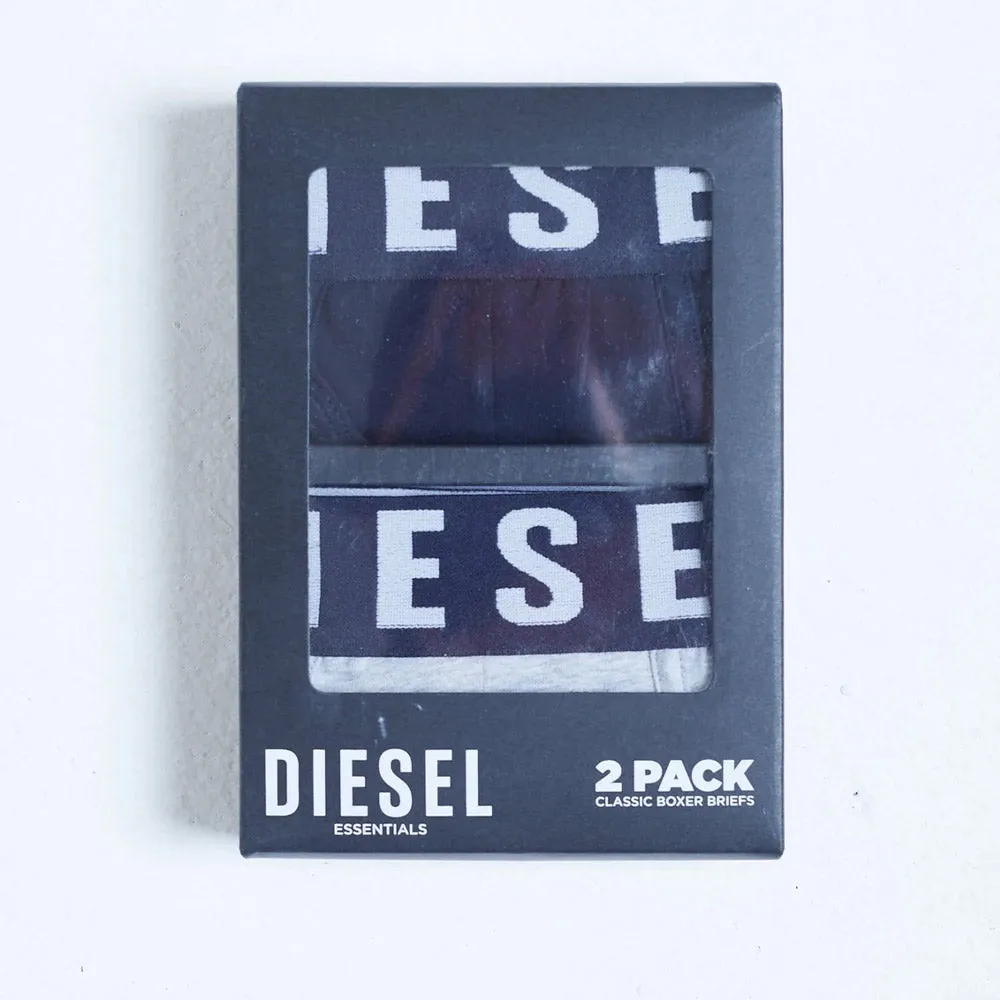 Diesel Boxed Boxers - Midnight Sky/Pebble