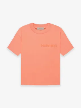 ESSENTIALS JERSEY SS TEE CORAL