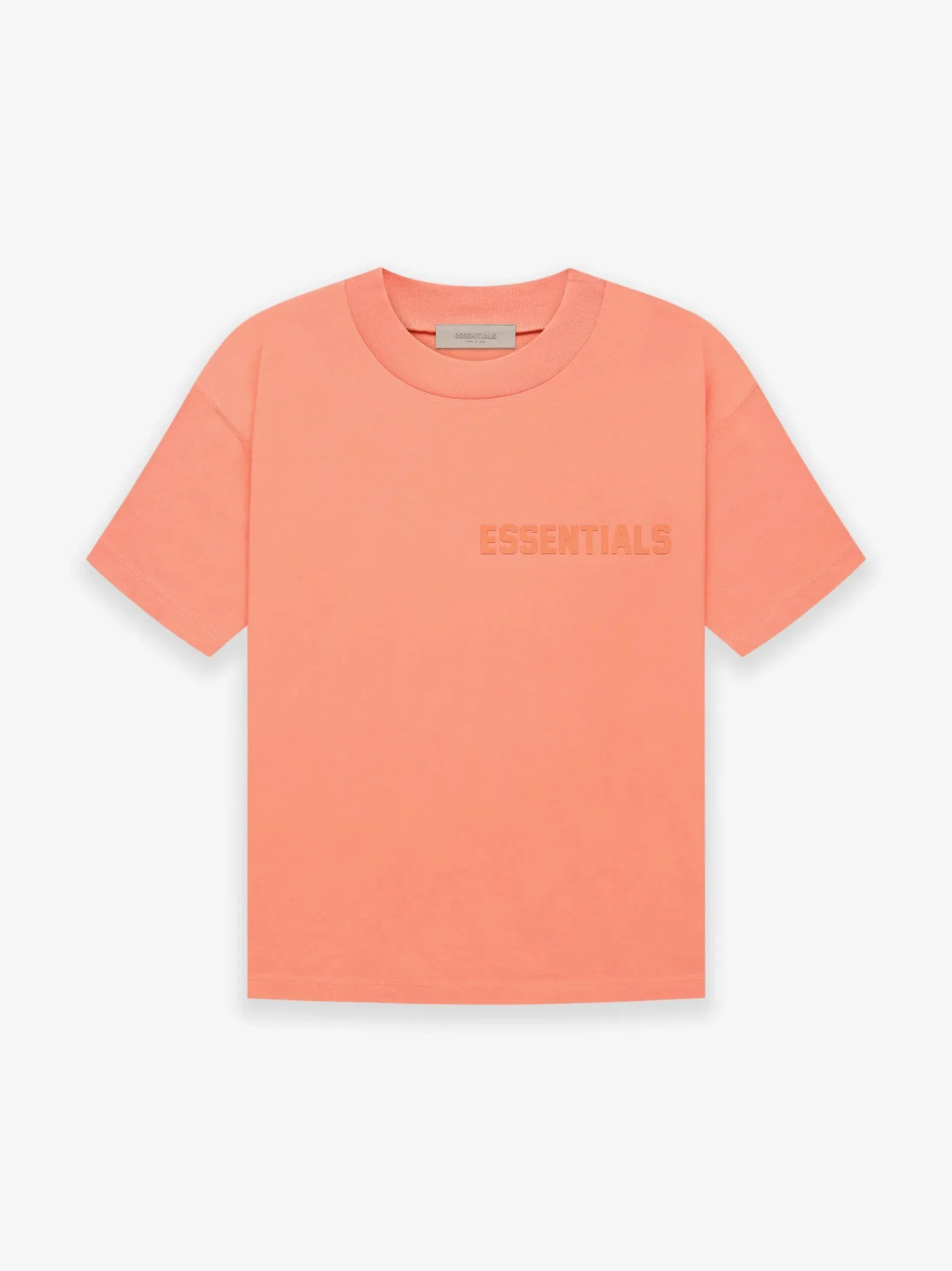 ESSENTIALS JERSEY SS TEE CORAL