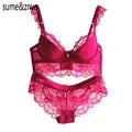 Female intimate underwear Solid push up Bra big