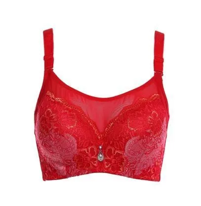 Female intimate underwear Solid push up Bra big