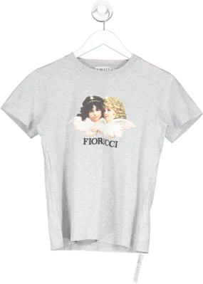 FIORUCCI Grey Angels T-shirt UK XS