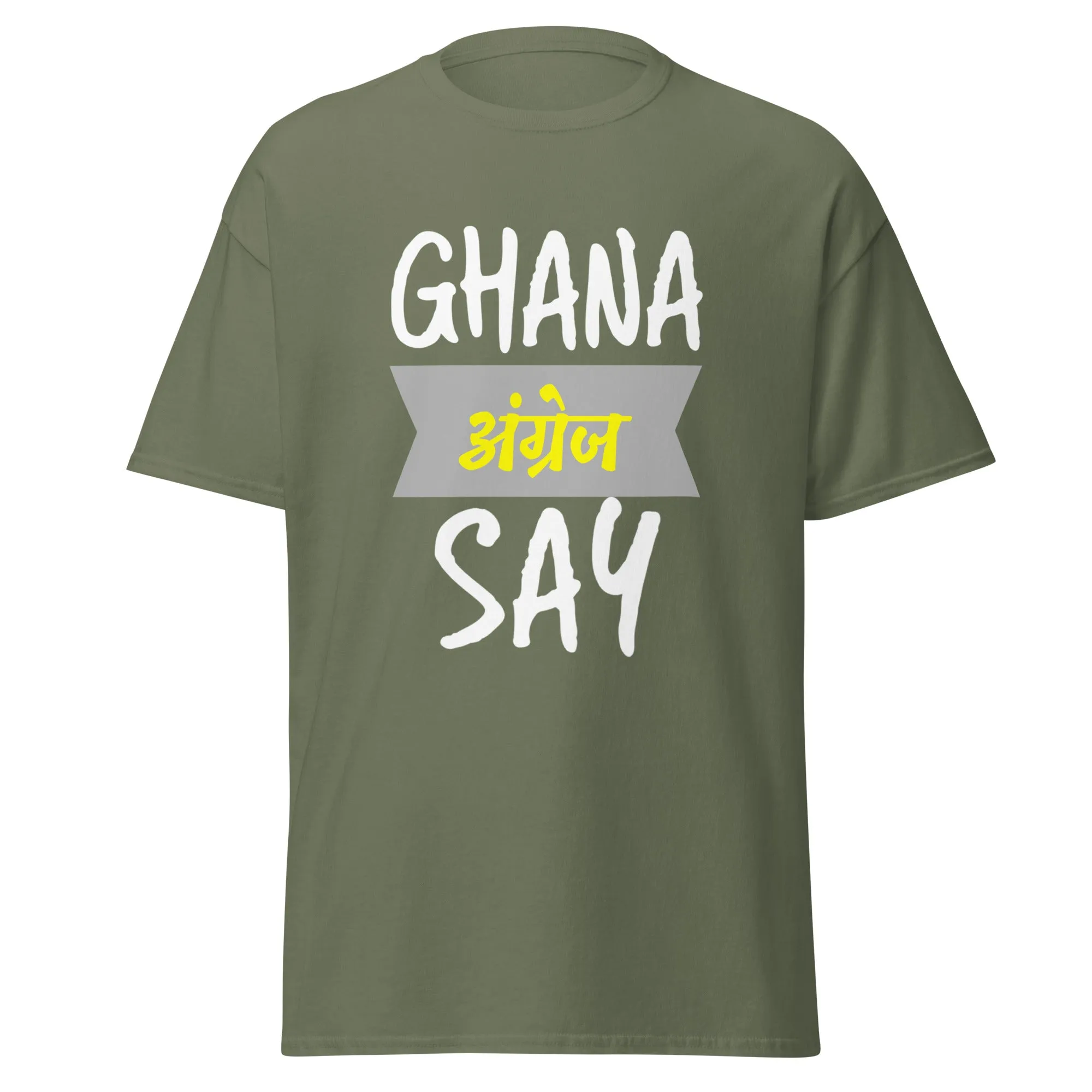 Ghana Angrej Say Men's classic tee