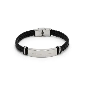 GREY - ENGRAVED MORSE CODE BRACELET