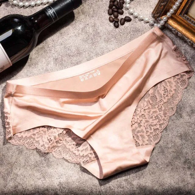 Women Sexy lace Low Waist Lingerie Underpants