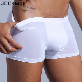 Ice silk Sexy Gay underwear men Boxer shorts men's underpants