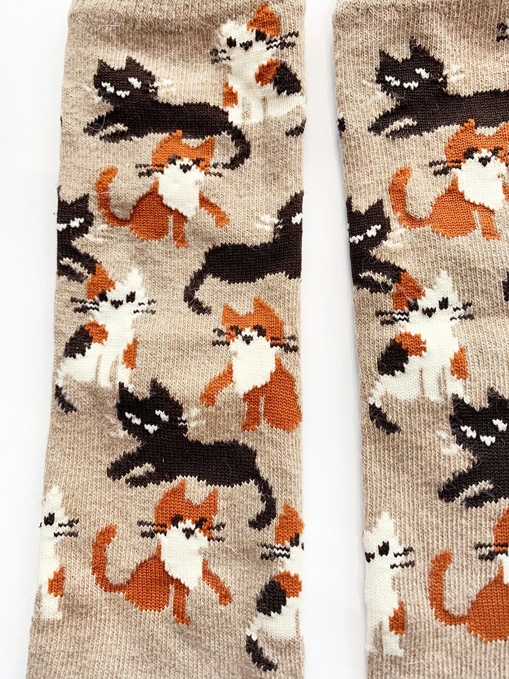 Japanese Tabi Socks | Cats (Wool)