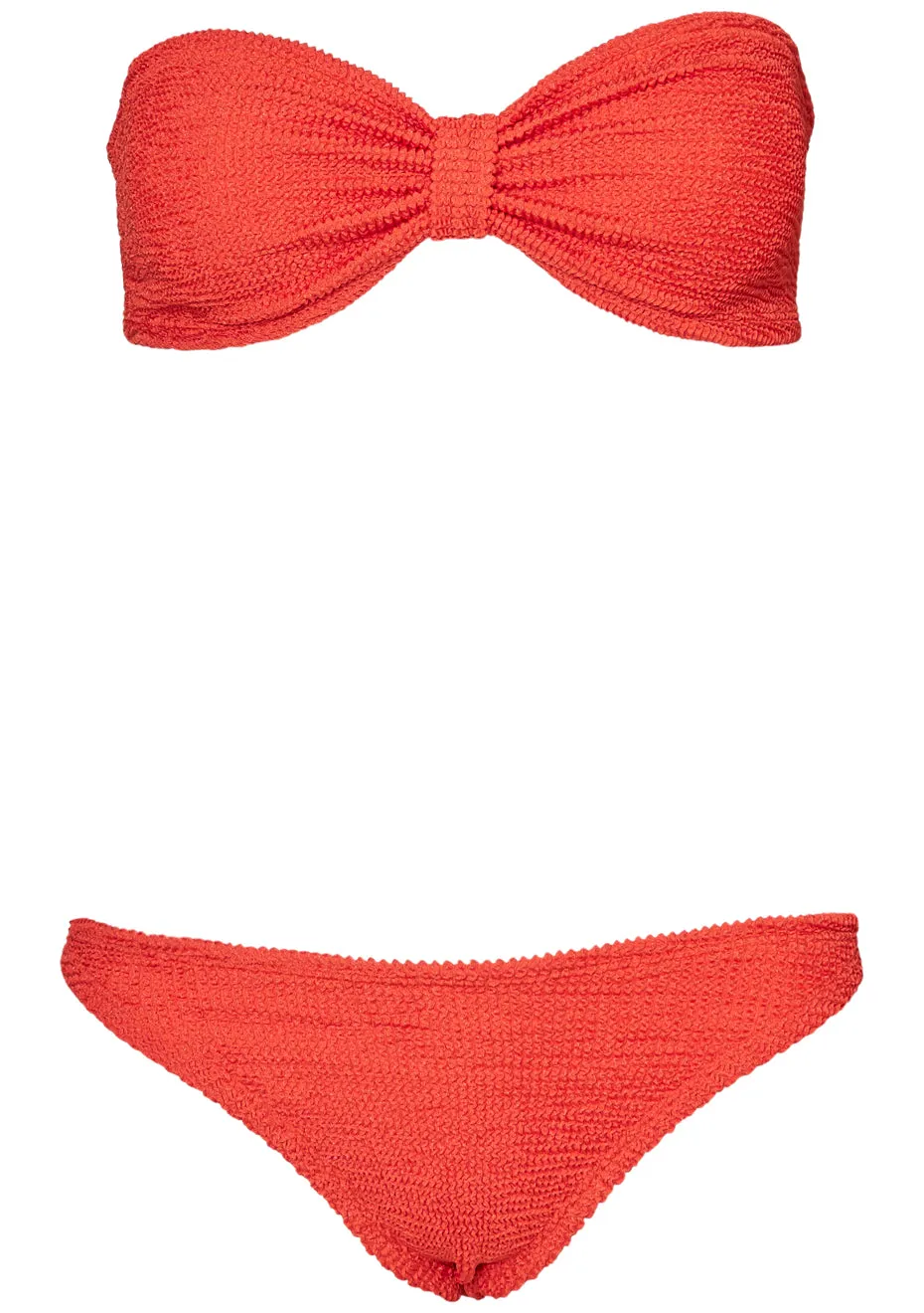 Jean Bikini Metallic Tangerine