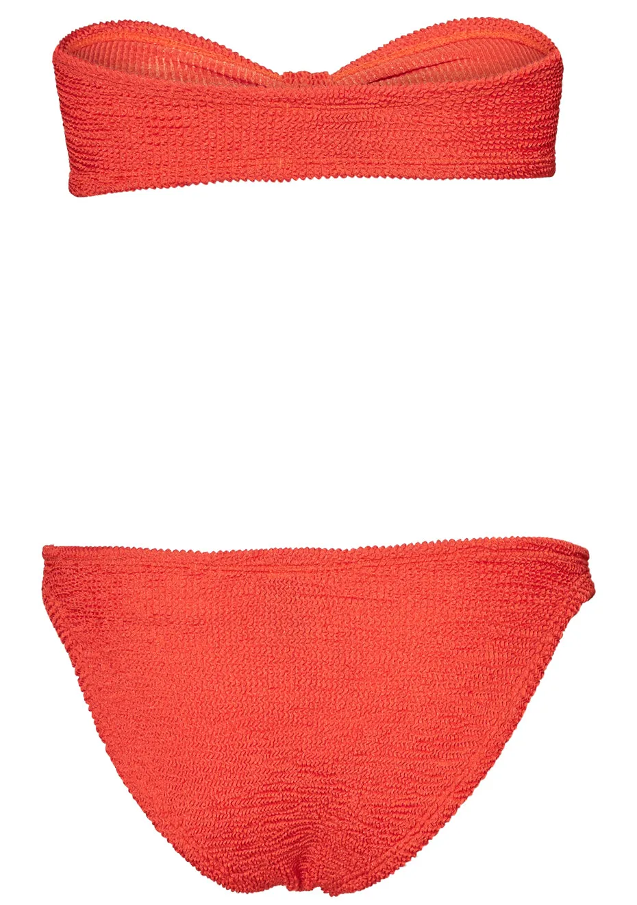 Jean Bikini Metallic Tangerine