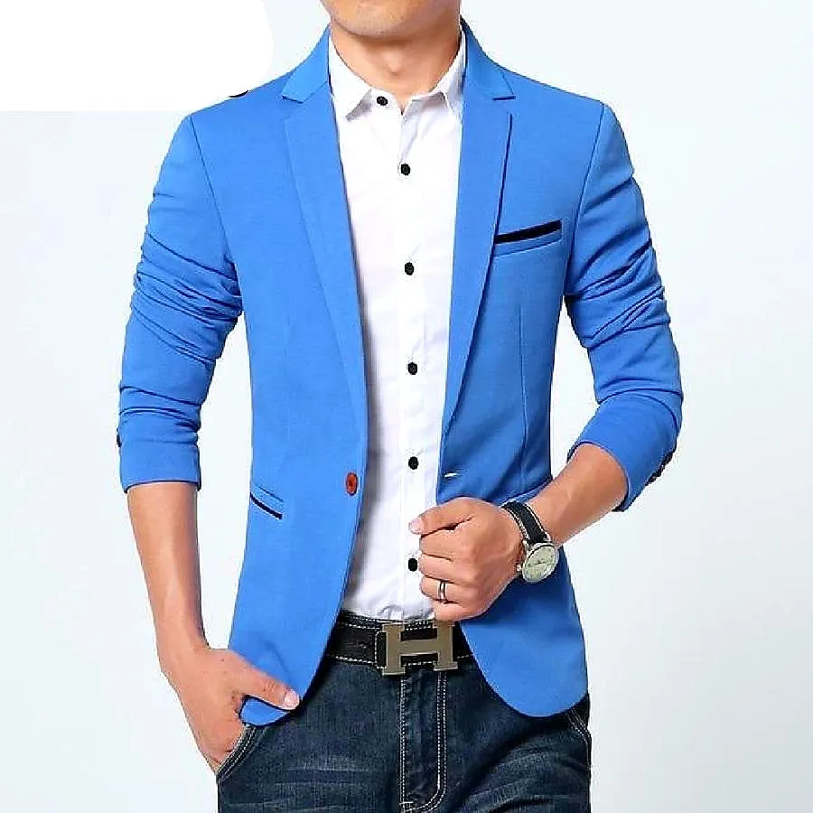 Casual Blazer Suit Street Outwear