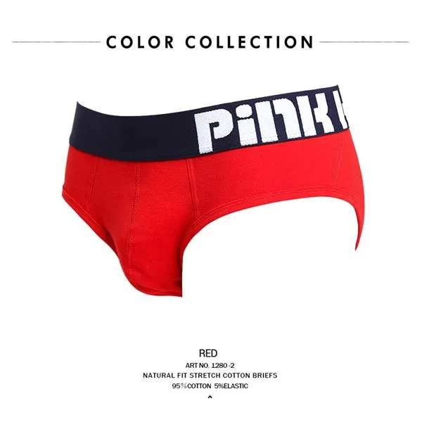 Men Briefs Underwear Pure Cotton Pure Color Sexy panties short