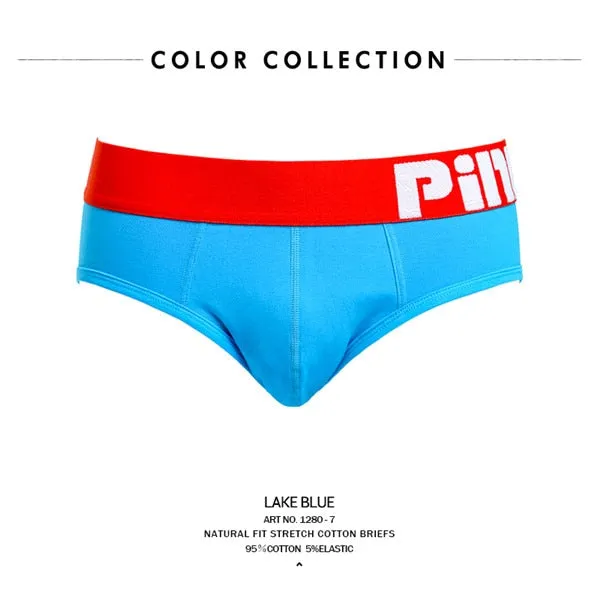 Men Briefs Underwear Pure Cotton Pure Color Sexy panties short