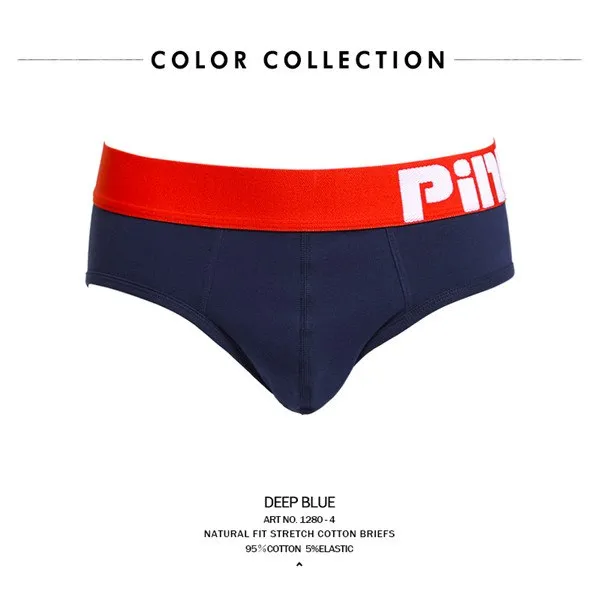 Men Briefs Underwear Pure Cotton Pure Color Sexy panties short