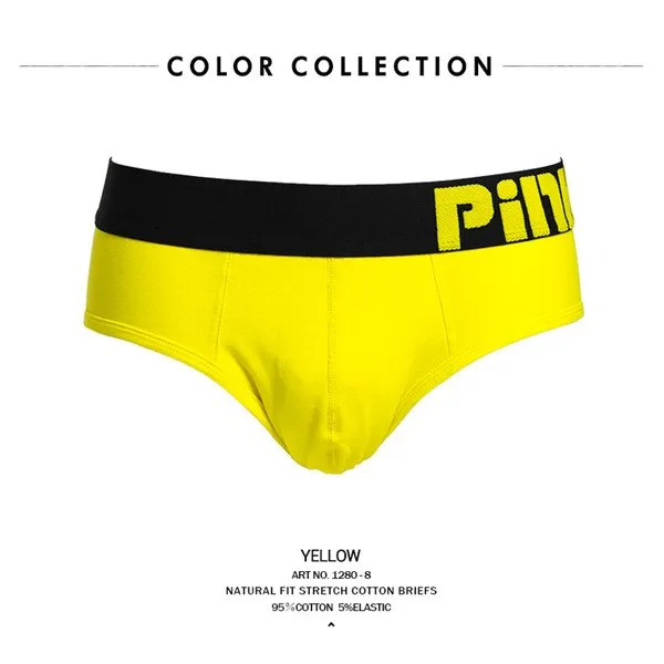 Men Briefs Underwear Pure Cotton Pure Color Sexy panties short