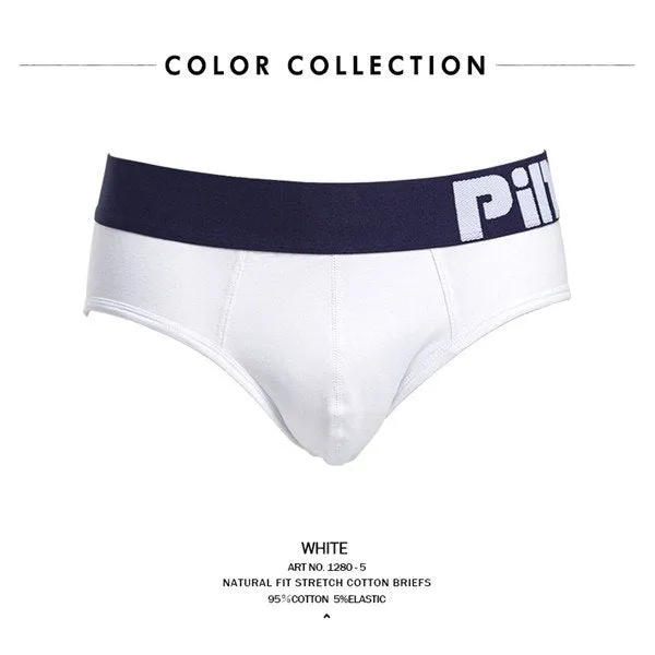 Men Briefs Underwear Pure Cotton Pure Color Sexy panties short