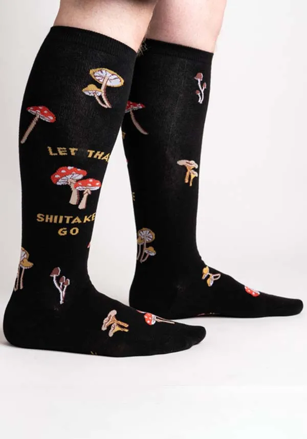 Let That Shiitake Go Stretch | KNEE HIGH SOCKS