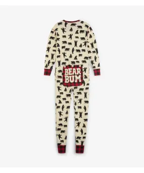 Little Blue House Black Bears Union Suits - Adults