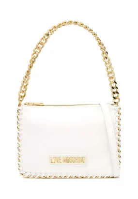 LOVE MOSCHINO Borsa Chain Bianco Oro JC4245PP0GKQ110B