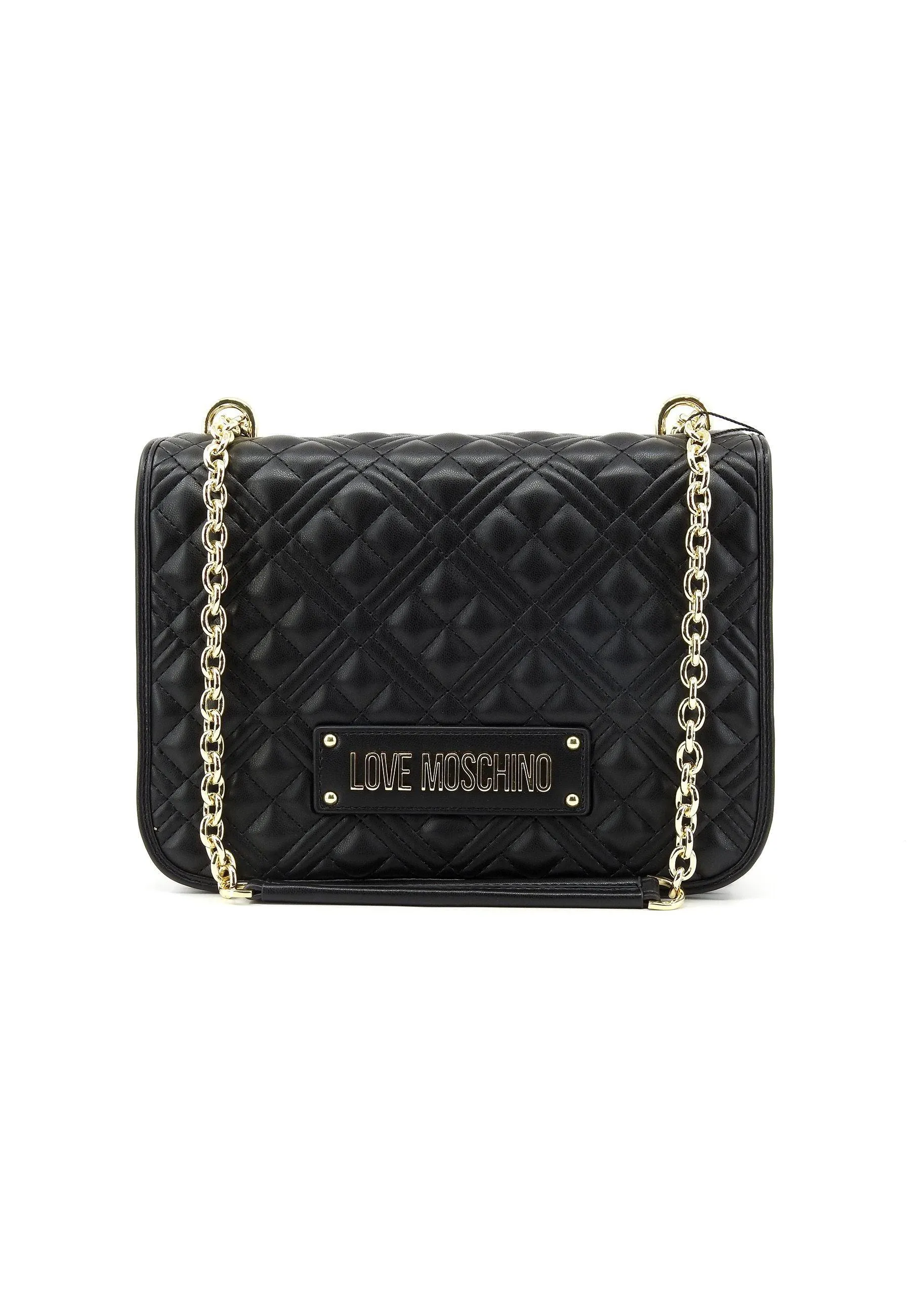 LOVE MOSCHINO Borsa Tracolla Nero Oro JC4000PP1ILA0000