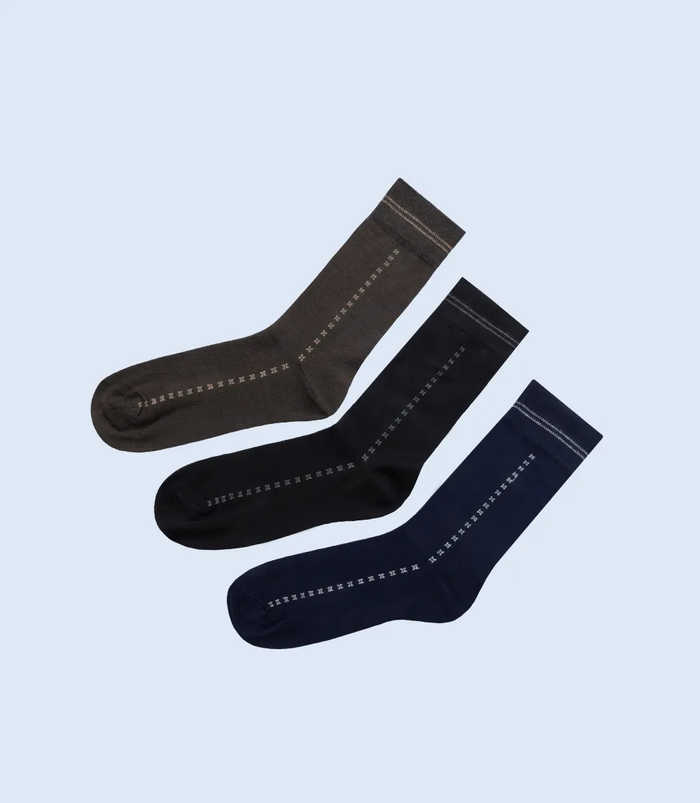 MA1688-MULTY-Mid-calf Socks For Men