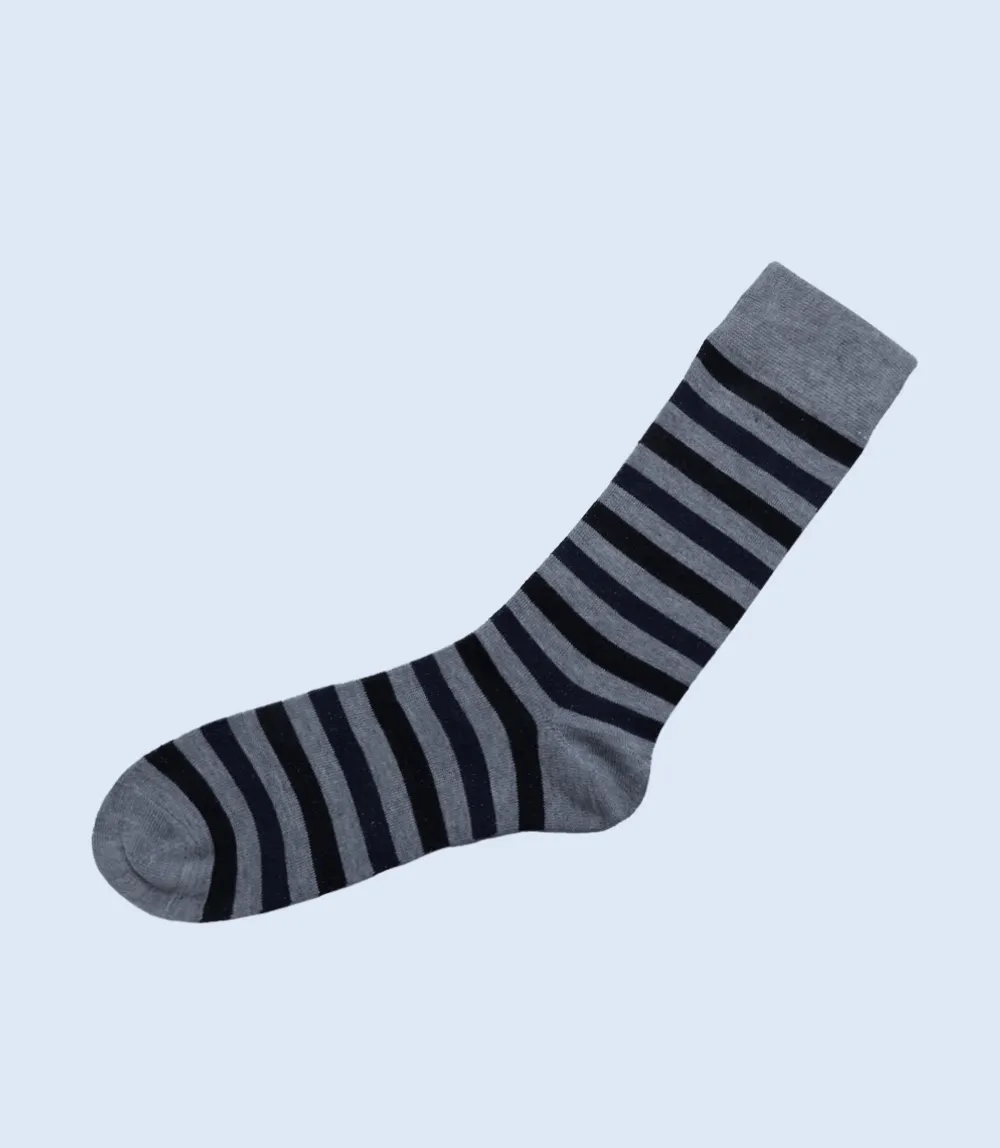 MA1721-GREY-Mid-calf Socks For Men