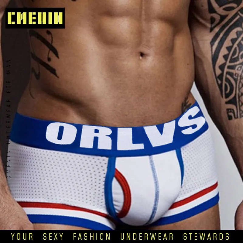 Men Boxer Underwear Bodysuit Breathable 3D Pouch Underpants