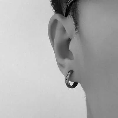 Men Vintage Clip on Earrings