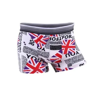 Underwear Men Lovely Cartoon Print Boxer shorts Breathable Panties