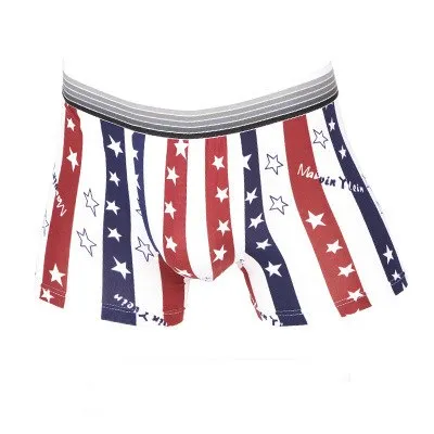 Underwear Men Lovely Cartoon Print Boxer shorts Breathable Panties