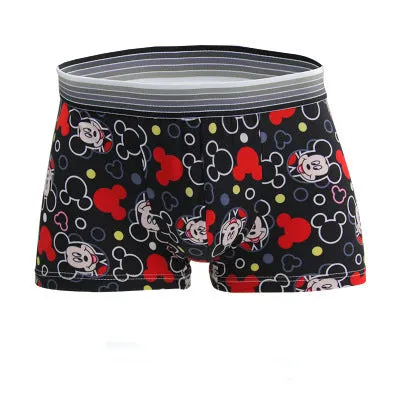 Underwear Men Lovely Cartoon Print Boxer shorts Breathable Panties