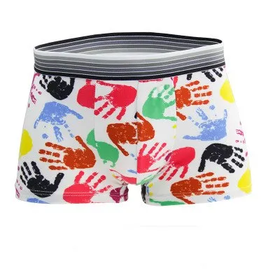 Underwear Men Lovely Cartoon Print Boxer shorts Breathable Panties