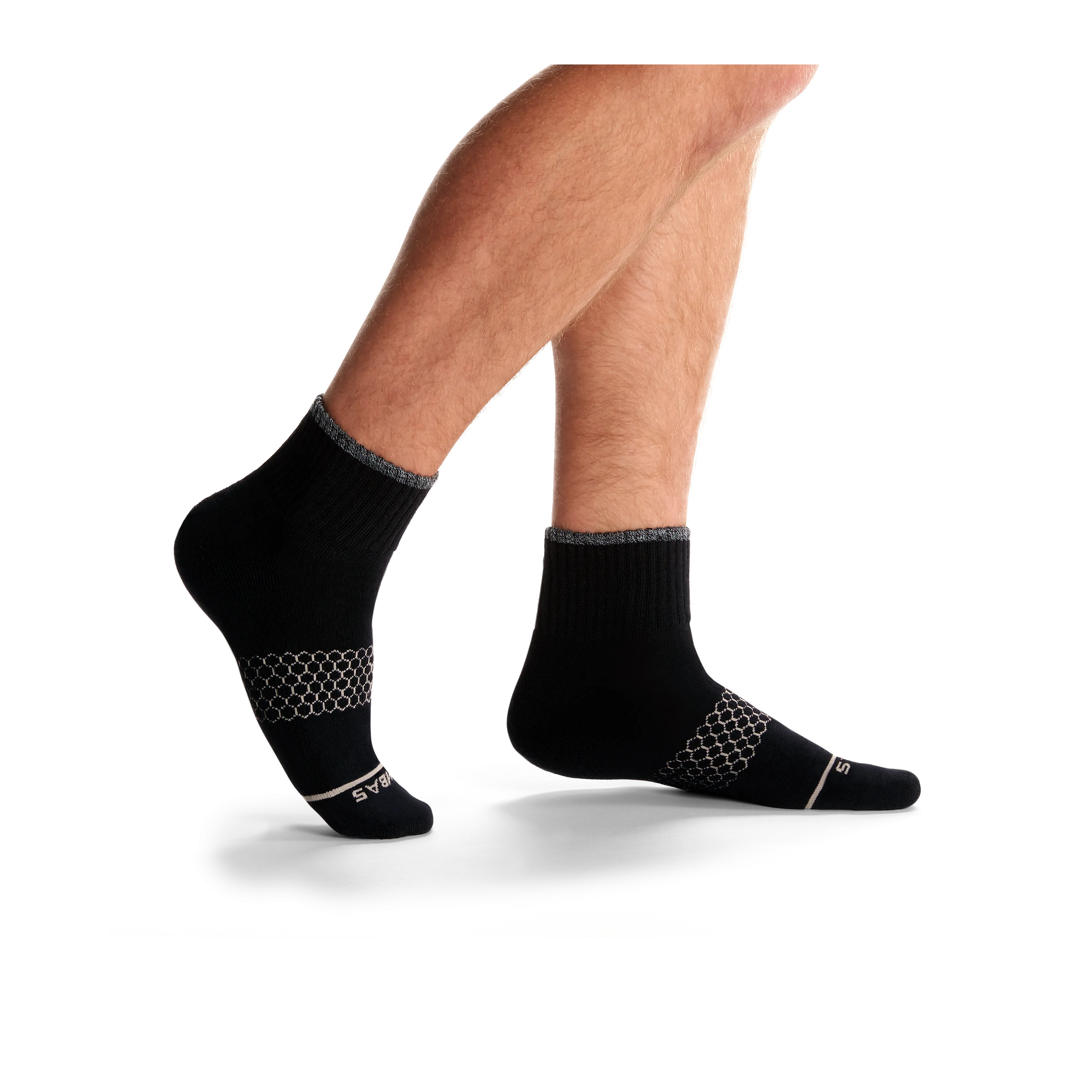 Men's Merino Wool Blend Quarter Sock 4-Pack