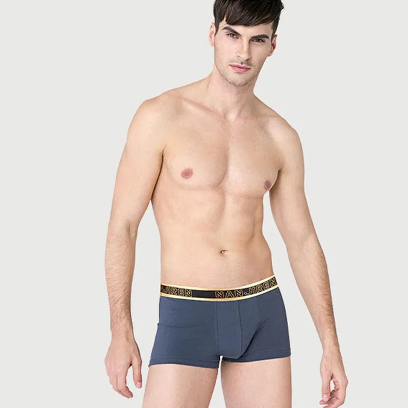 Mens Underwear Soft Boxers Modal Boxer Men Solid Boxer Shorts